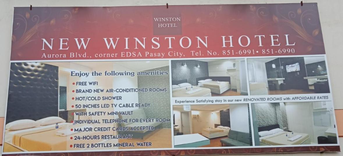New Winston Hotel Манила Экстерьер фото